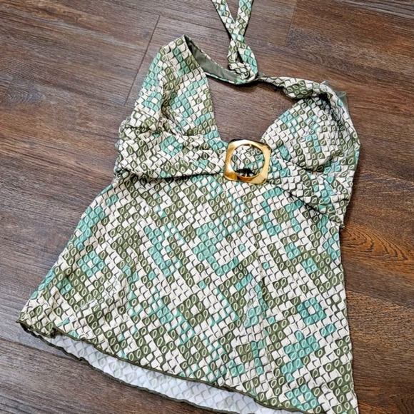 🖖 Vicky Moreinis 🖖 bathing suit top size 12 - Picture 1 of 8